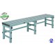 Banc piscine en PVC