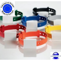Bracelet piscine fermé et ajustable non numéroté - Ojmar - Par lot