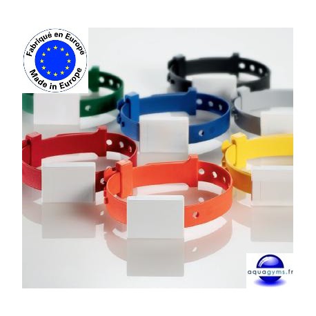 Bracelet piscine fermé et ajustable non numéroté - Ojmar par lot