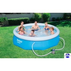 Kit Piscine ronde Fast Set Pools et pompe de filtration-Diam.274