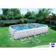 Piscine rectangulaire Steel Pro Frame Pools 671x366x132 cm avec filtre à sable