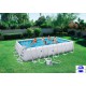 Piscine rectangulaire Steel Pro Frame Pools 671x366x132 cm avec filtre à sable