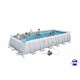 Piscine rectangulaire Steel Pro Frame Pools 732x366x132 cm