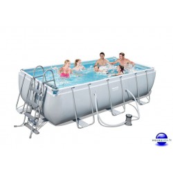 Kit Piscine Rectangulaire Steel Pro Frame Pools L 404 cm l 201cm h 100 cm 