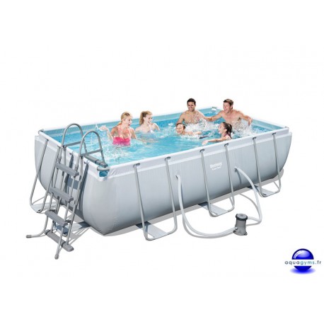 Kit Piscine Rectangulaire Steel Pro Frame Pools L 404cm l 201cm h 100cm 