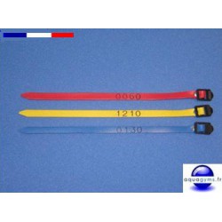 Bracelet piscine en PVC numéros dépareillés - Lot de 20