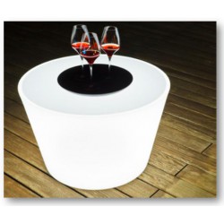 Table basse lumineuse