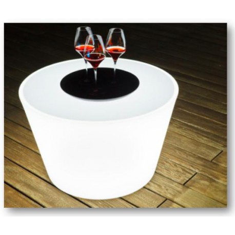 Table basse lumineuse