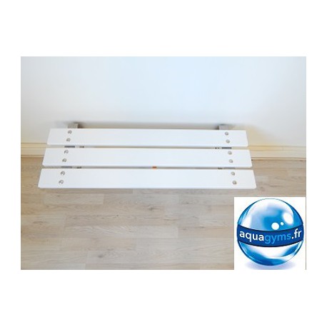 Banc mural piscine en 1 m de long