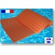 Tapis flottant à trous pour piscine 2 m x 1 m x 1.5 cm