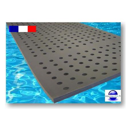 Tapis à trous ignifugé pour piscine 2 m x 1 m x 1.5 cm