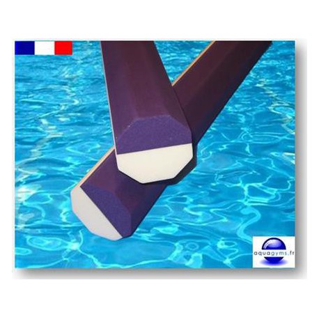 Frites piscine 1.00 m octogonales bi-couleurs qualité pro