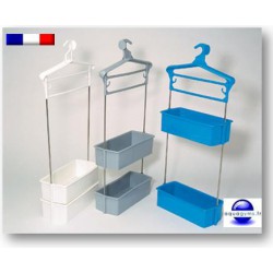 Porte habit piscine avec bacs double, tiges inox. Non numéroté