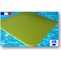 Tapis en mousse pour piscine 1 m x 1 m x 3 cm. Bouts arrondis