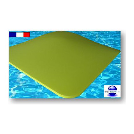 Tapis en mousse pour piscine 1 m x 1 m x 3 cm. Bouts arrondis