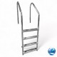 Echelle pour piscine 5 marches striées inox
