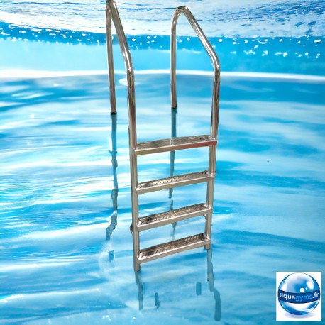 Echelle piscine 6 marches 100% inox