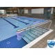 Rampe d'escalier piscine