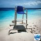 Chaise de surveillance piscine hauteur moyenne