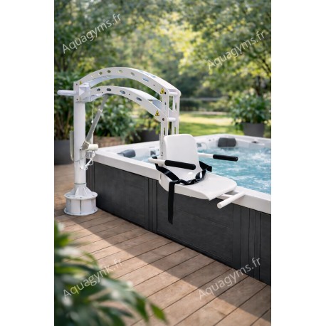Lève-personne piscine PMR Aquaccess Elevated pour spa et hors sol