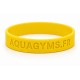 Bracelets piscine en silicone personnalisables - Lot de 100