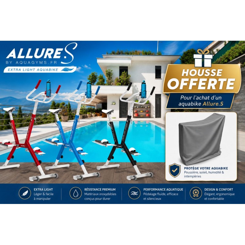 Aquabike ALLURE.S 10 kg avec options offertes
