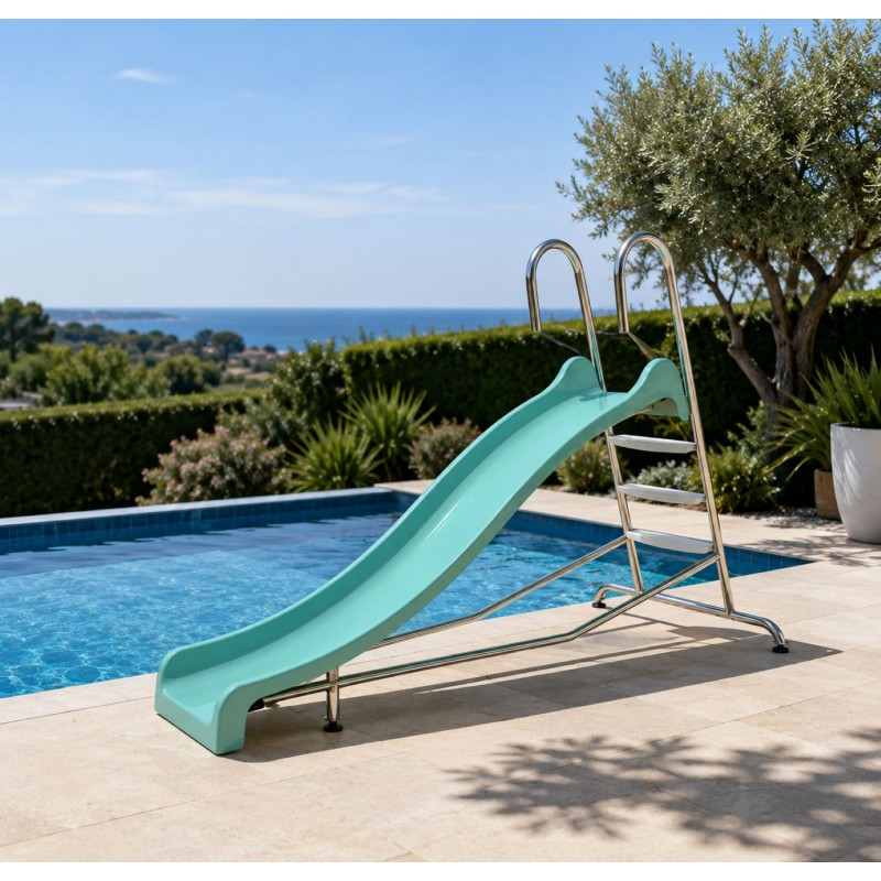 Toboggan piscine éducatif pour collectivité