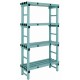 Rayonnage PVC professionnel grande profondeur 50 ou 60 cm