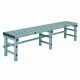 Banc vestiaire PVC professionnel pour piscine et milieu humide