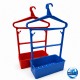 Porte-habits PVC petit modèle de 65 cm pour piscine, vestiaire.