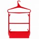 Porte-habits PVC petit modèle de 65 cm pour piscine, vestiaire.