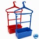 Porte-habits PVC grand modèle 83 cm pour piscine, vestiaire.