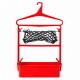 Porte-habits PVC petit modèle de 65 cm avec filet de rangement