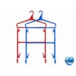 Porte-habits PVC simple de 59 cm pour piscine et vestiaire