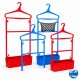 Porte-habits PVC simple de 59 cm pour piscine et vestiaire