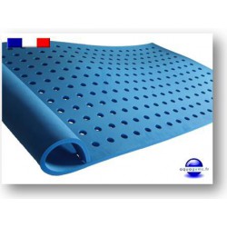 Tapis piscine à trous avec support pour la tête