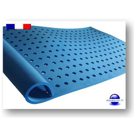 Tapis piscine à trous avec support pour la tête