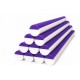 Frite piscine ronde bicolore violet et blanc de 1.60 m