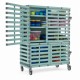  Armoire de rangement PVC mobile