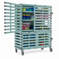  Armoire de rangement PVC mobile