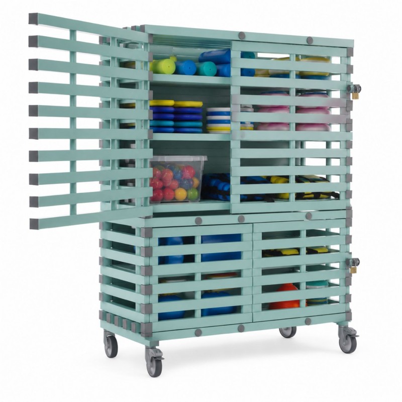  Armoire de rangement PVC mobile