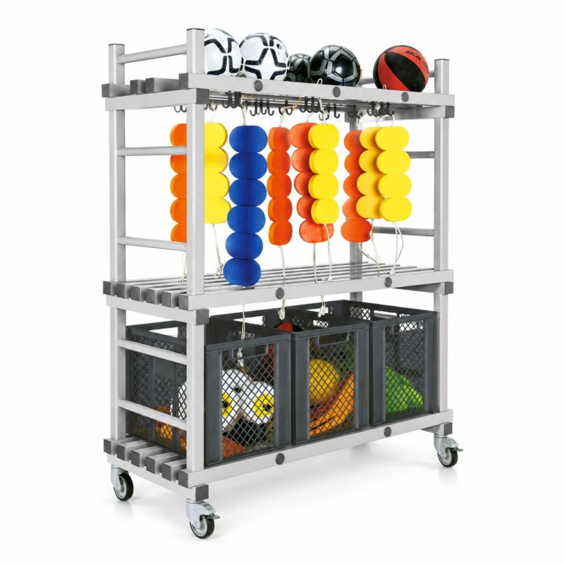 Chariot de rangement PVC pour piscine – finition Classic