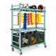 Chariot de rangement PVC pour piscine – finition Classic
