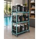 Rayonnage mobile PVC pour piscine et centre aquatique