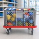 Chariot mobile avec bac plastique pour rangement - Aqua1