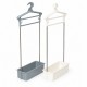 Porte-habit tige inox bac plastique hauteur 83 cm x 35 cm - Non numéroté