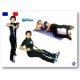 Elastique 4 sangles exercices fitness