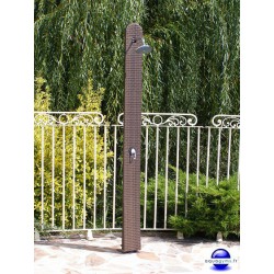 Douche solaire Soltress en fibres tressées