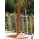 Douche solaire Closol en bois Teck d'élevage