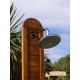 Douche solaire Closol en bois Teck d'élevage